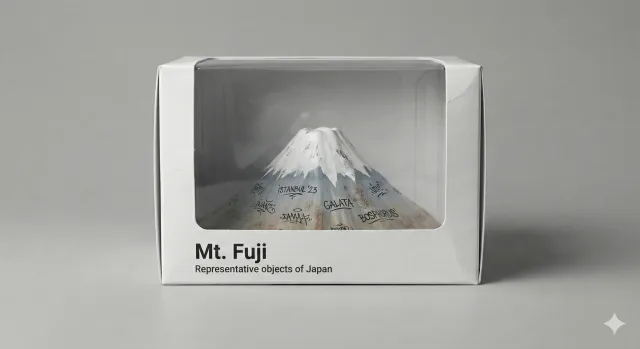 名所などをパッケージ化した画像の作成