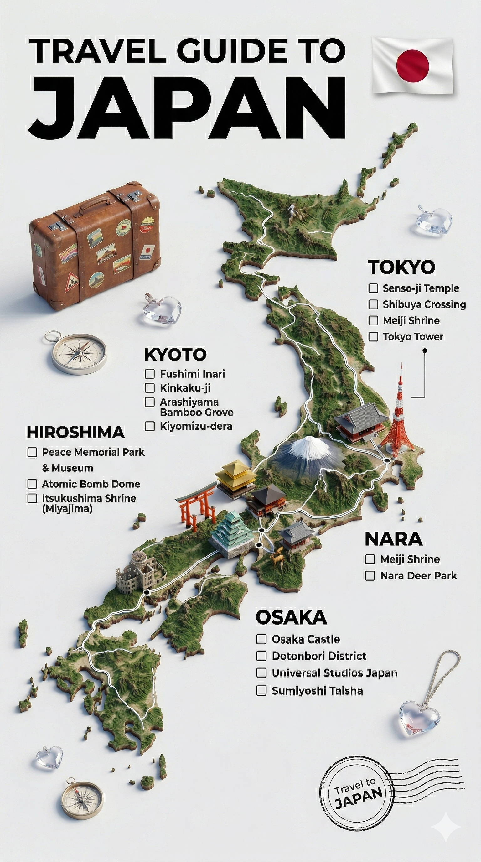 フォトリアルな3D立体地図型トラベルガイド