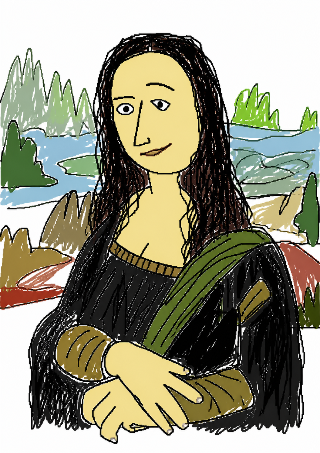 絶望的な画力で描き直すMSペイント風×マウス描き風の超ヘタクソ化画像生成プロンプト
