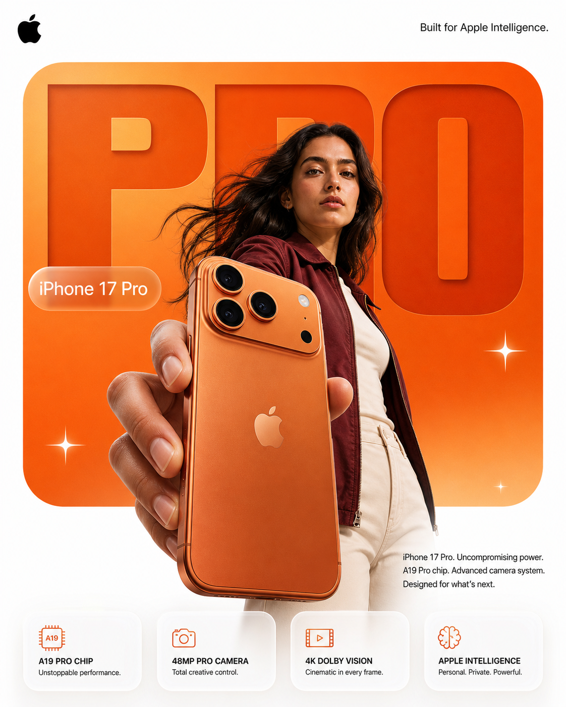 Prompt to Generate an Apple‑Standard Refined Product Advertising Poster