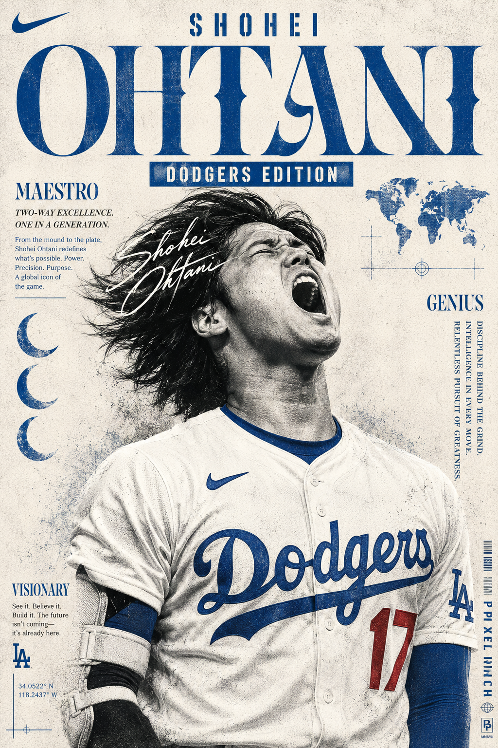 ビンテージ雑誌風の熱狂的なスポーツポスターを生成するプロンプト