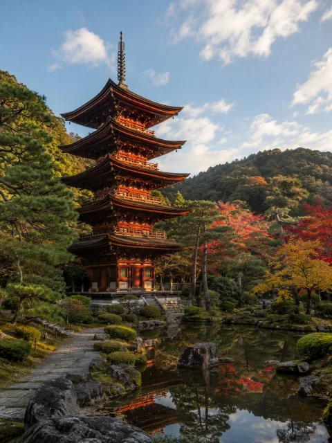 旅行写真を黒インクの建築観察スケッチポスターに変換するプロンプト